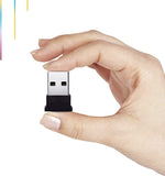 2 Stück Bluetooth 4.0 USB Dongle Adapter, Bluetooth Sender Empfänger unterstützt Windows 10, 8, 7 