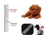 Haustierpflegeset – Nagelknipser für Haustiere, Nagelfeile für Haustiere, Zupfbürste für Haustiere, Kamm aus Metall (4 Stück)