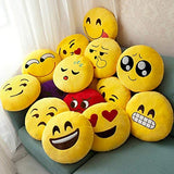 2 x Stuffed plush Emoji cushion devil + cool face 12 inch Emoji pillow
